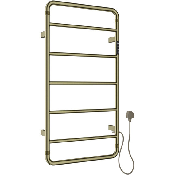 Полотенцесушитель электрический Allen Brau Priority П7 450x904 мм 7.31002-GB, золото матовое фото 