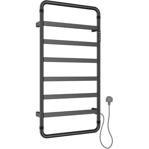 Полотенцесушитель электрический Allen Brau Priority П8 450x920 мм 7.31003-GM, оружейная сталь фото 