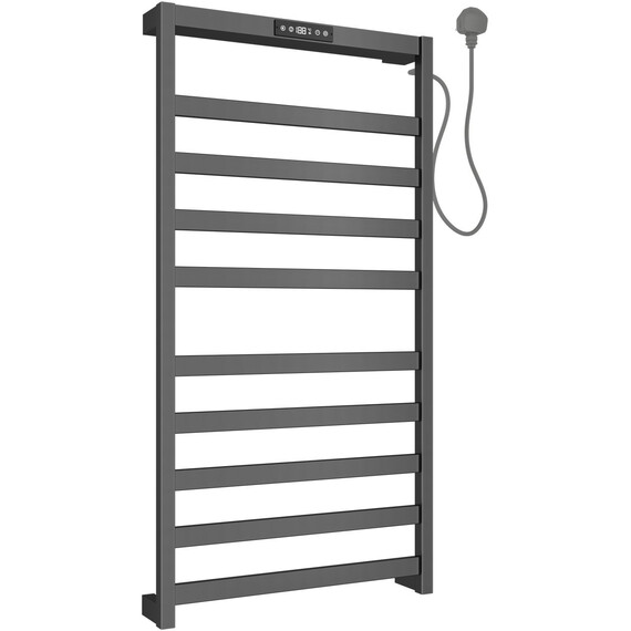 Полотенцесушитель электрический Allen Brau Reality П10 450x900 мм 7.32001-GM, оружейная сталь фото 