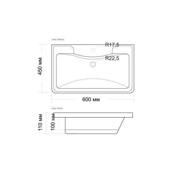 Тумба напольная с раковиной Grossman Адель 60 см 106007 фото 6