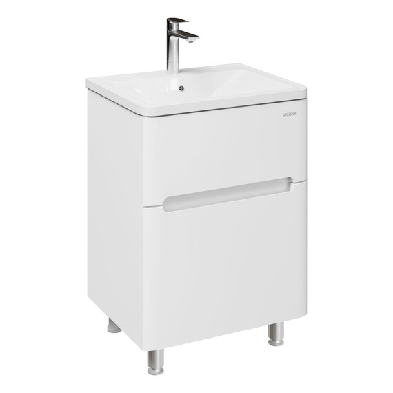 Тумба напольная с раковиной Grossman АДЕЛЬ-НОРМА 60 см 106039 фото 