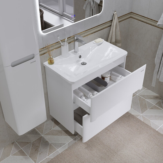 Тумба напольная с раковиной Grossman АДЕЛЬ-НОРМА 80 см 108023 фото 5