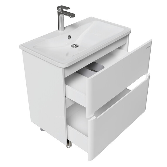 Тумба напольная с раковиной Grossman АДЕЛЬ-НОРМА 80 см 108023 фото 3