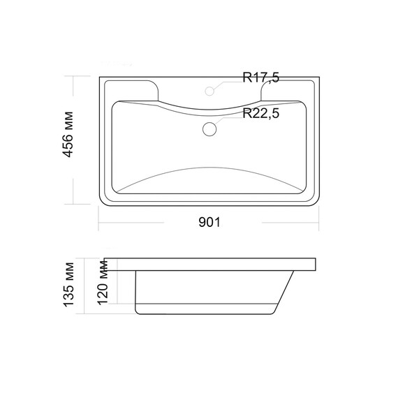 Тумба напольная с раковиной Grossman Адель 90 см 109004 фото 6