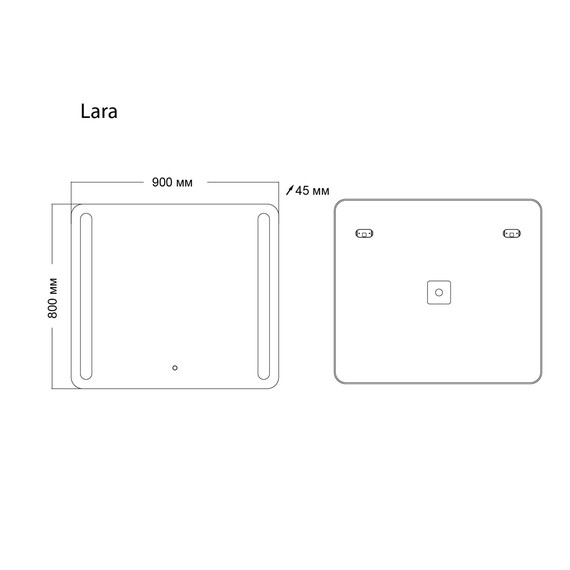 Зеркало Grossman Lara 90 см 139080 фото 4