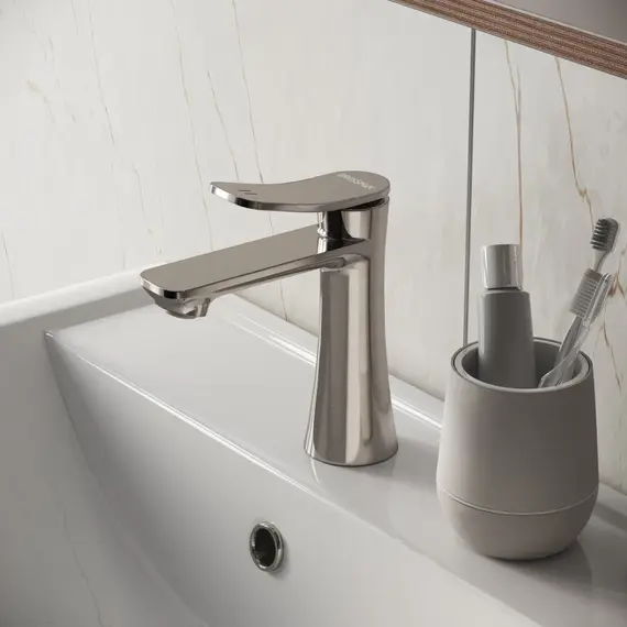 Смеситель для раковины Grossman Advans 510.K35.09.120, никель брашированный фото 4