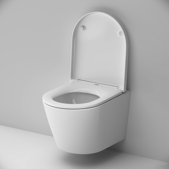 Унитаз подвесной безободковый AM.PM X-Joy C851900SC с крышкой микролифт (Система смыва торнадо) фото 5