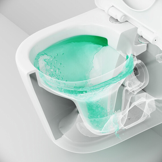 Унитаз подвесной безободковый AM.PM X-Joy C851900SC с крышкой микролифт (Система смыва торнадо) фото 10