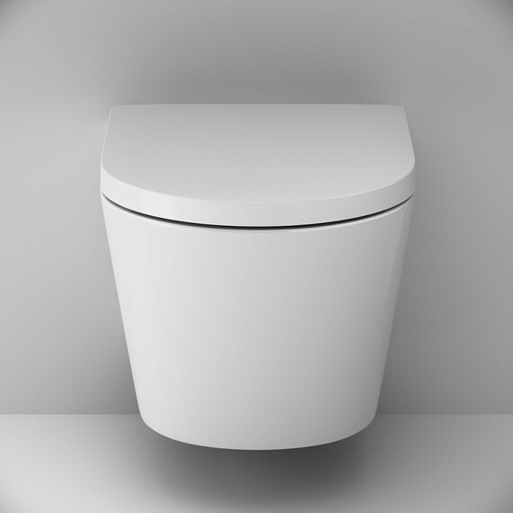 Унитаз подвесной безободковый AM.PM X-Joy C851900SC с крышкой микролифт (Система смыва торнадо) фото 2