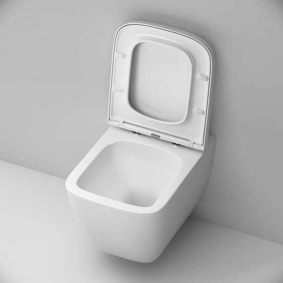 Унитаз подвесной безободковый AM.PM Gem C901901SC с быстросъемным сиденьем микролифт (Система смыва торнадо) фото 7