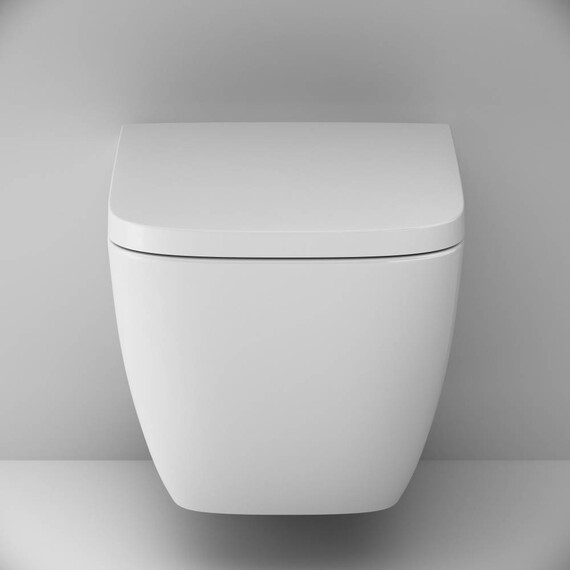 Унитаз подвесной безободковый AM.PM Gem C901901SC с быстросъемным сиденьем микролифт (Система смыва торнадо) фото 2