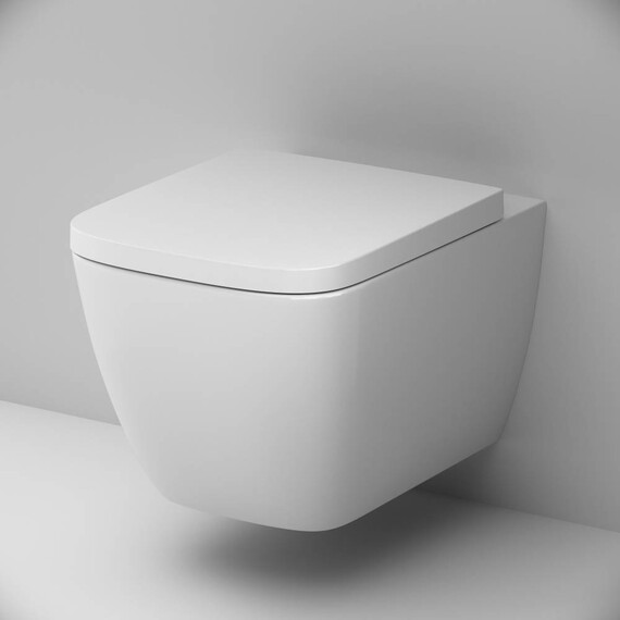 Унитаз подвесной безободковый AM.PM Gem C901901SC с быстросъемным сиденьем микролифт (Система смыва торнадо) фото 5