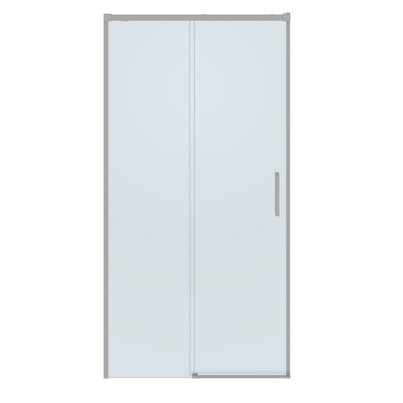 Душевая дверь Cezares 100 см PLANE-BF-1-100-C-IN, сатин/прозрачное фото 4