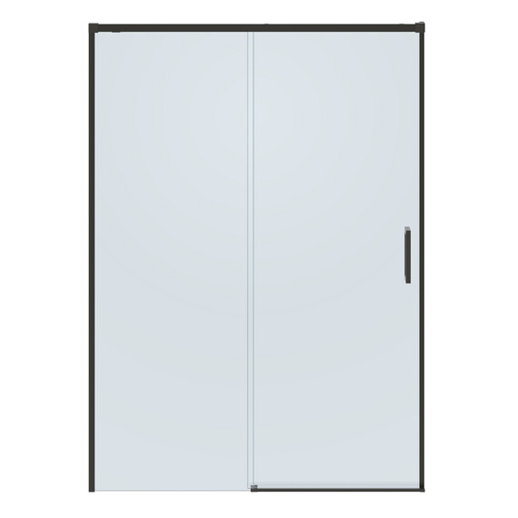 Душевая дверь Cezares 140 см PLANE-BF-1-140-C-GM, оружейная сталь/прозрачное фото 4
