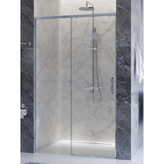 Душевая дверь Cezares 120 см PLANE-BF-1-120-C-CR, хром/прозрачное фото 3