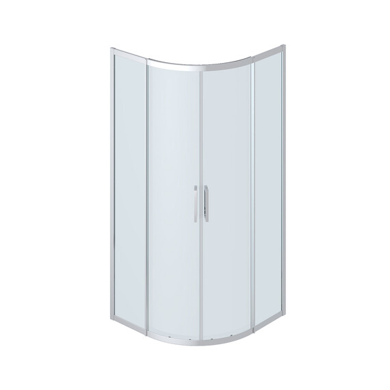 Душевое ограждение Cezares 90x90 см PLANE-R-2-90-C-CR, хром/прозрачное фото 4