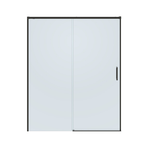 Душевая дверь Cezares 160 см PLANE-BF-1-160-C-GM, оружейная сталь/прозрачное фото 4