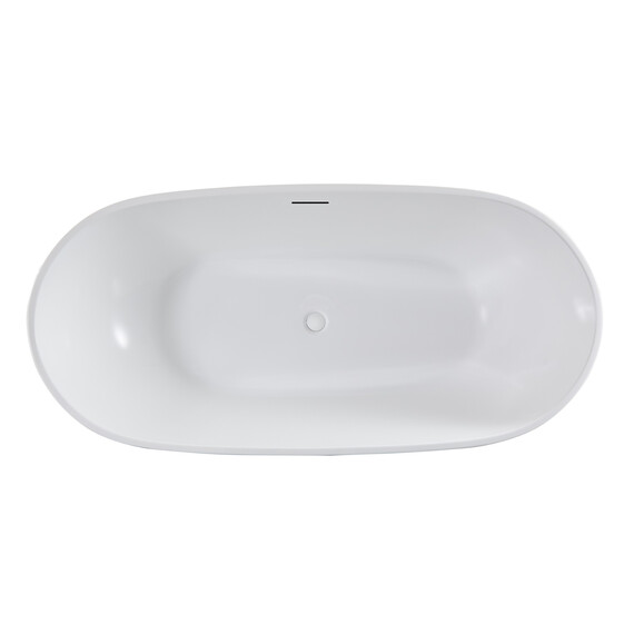 Ванна отдельностоящая Vincea 170x81 см VBT-408-1700MW, белый матовый фото 2