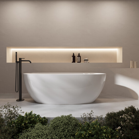 Ванна отдельностоящая Vincea 160x85 см VBT-601-1600 фото 3