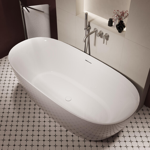 Ванна отдельностоящая Vincea 170x80 см VBT-708-1700 фото 6