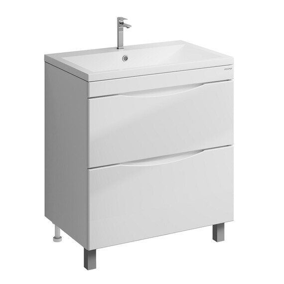 Тумба напольная с раковиной Grossman Виста 75 см 107565 фото 