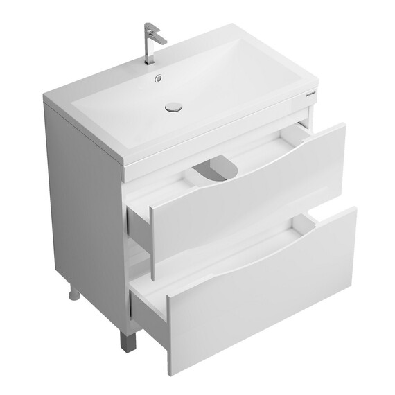 Тумба напольная с раковиной Grossman Виста 80 см 108066 фото 4