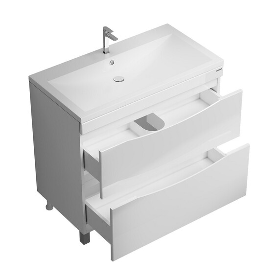 Тумба напольная с раковиной Grossman Виста 90 см 109067 фото 4