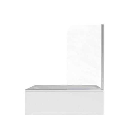 Шторка для ванны Aquatek 80 см AQ.BSRC.080.1CH, хром/прозрачное фото 3