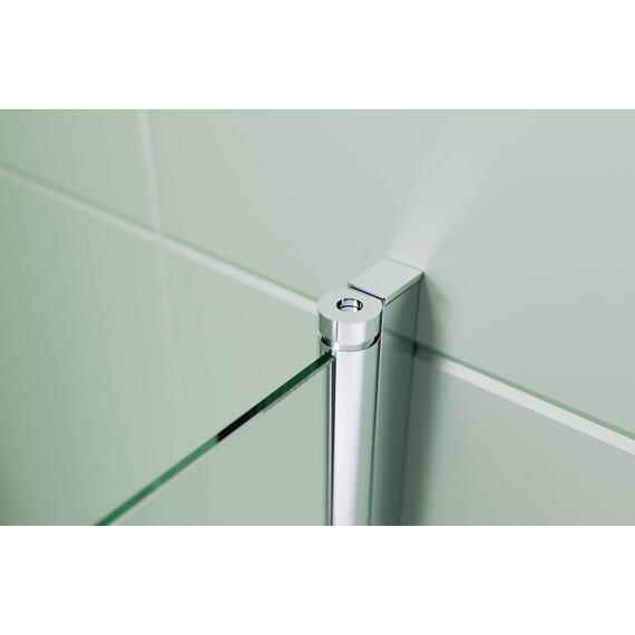 Шторка для ванны Aquatek 80 см AQ.BSRC.080.1CH, хром/прозрачное фото 2