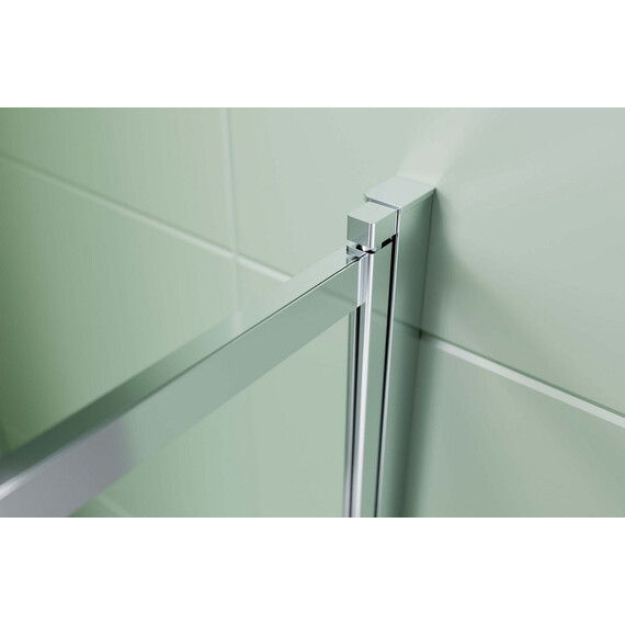 Шторка для ванны Aquatek 100 см AQ.BSS.100.1CH, хром/прозрачное фото 2