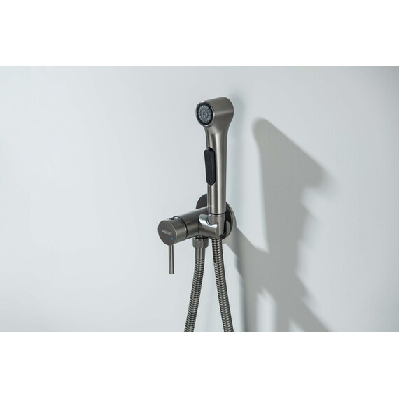 Набор для гигиенического душа Aquatek Европа AQ1020BGM (со скрытой частью) оружейная сталь фото 5