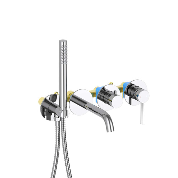 Смеситель для ванны Aquatek Европа AQ1344CR (со скрытой частью) фото 3