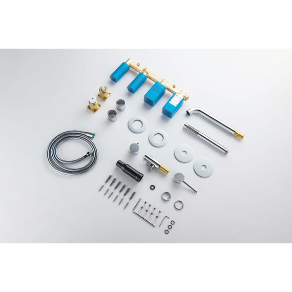 Смеситель для ванны Aquatek Европа AQ1344CR (со скрытой частью) фото 8