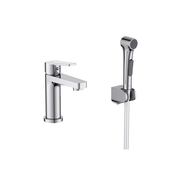 Смеситель для раковины с лейкой для биде Aquatek Лугано AQ1712CR фото 