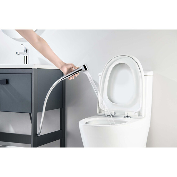 Смеситель для раковины с лейкой для биде Aquatek Лугано AQ1712CR фото 4