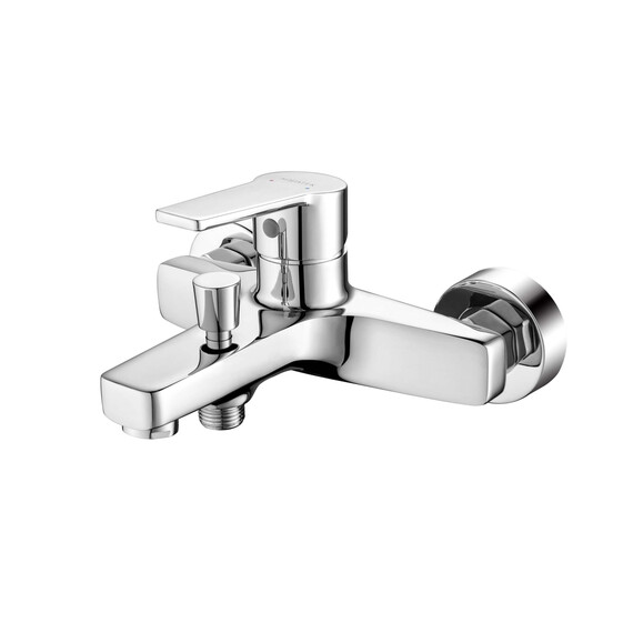 Набор смесителей 3 в 1 для ванны с коротким изливом Aquatek Лугано AQ1730CR фото 2