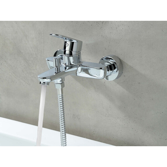 Набор смесителей 3 в 1 для ванны с коротким изливом Aquatek Ника AQ1830CR фото 6