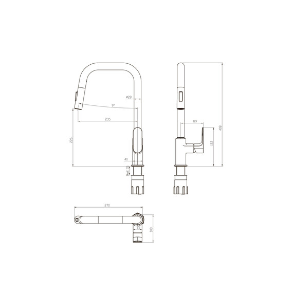 Смеситель для кухни Aquatek Альфа AQ1984CR фото 4