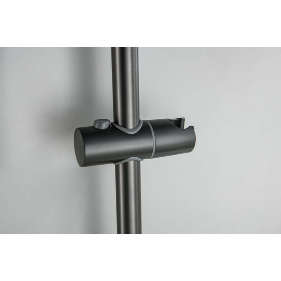 Душевой гарнитур Aquatek Лугано AQ2022BGM, оружейная сталь фото 9