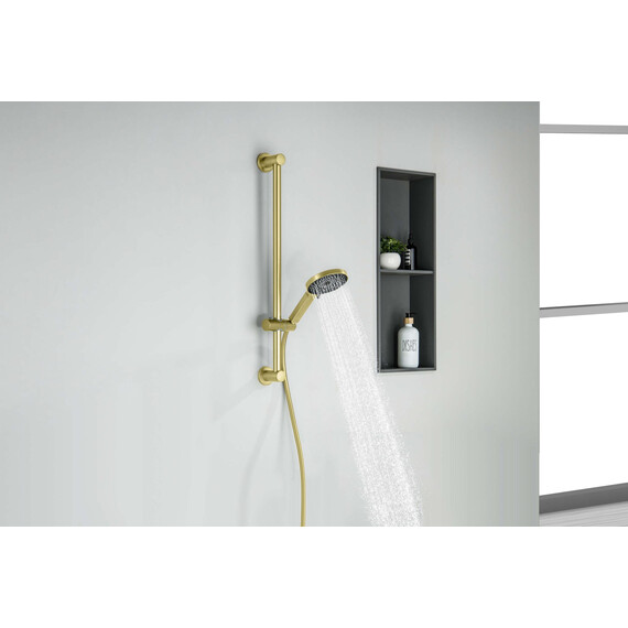 Душевой гарнитур Aquatek Лугано AQ2022BG, золото шлифованное фото 4