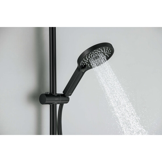 Душевой гарнитур Aquatek Лугано AQ2022MB, чёрный матовый фото 6