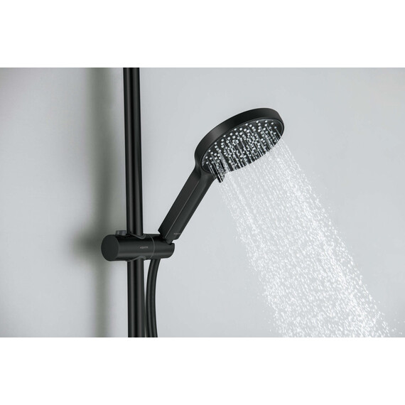 Душевой гарнитур Aquatek Лугано AQ2022MB, чёрный матовый фото 8