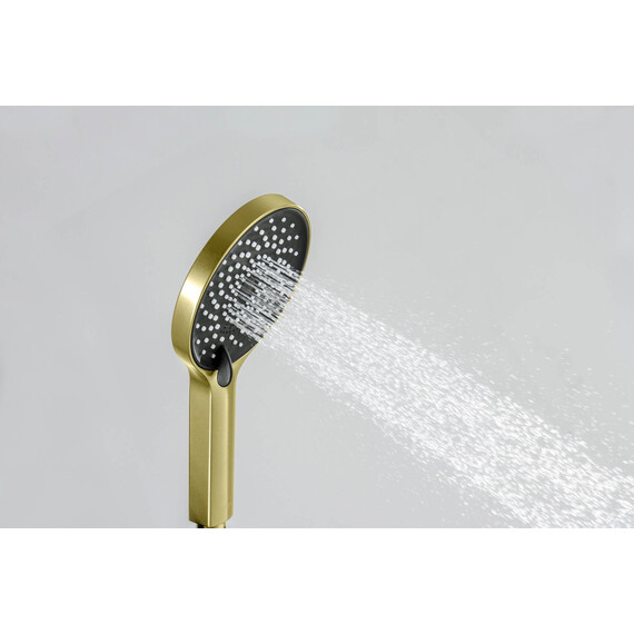 Душевой гарнитур Aquatek Лугано AQ2035BG, золото шлифованное фото 3