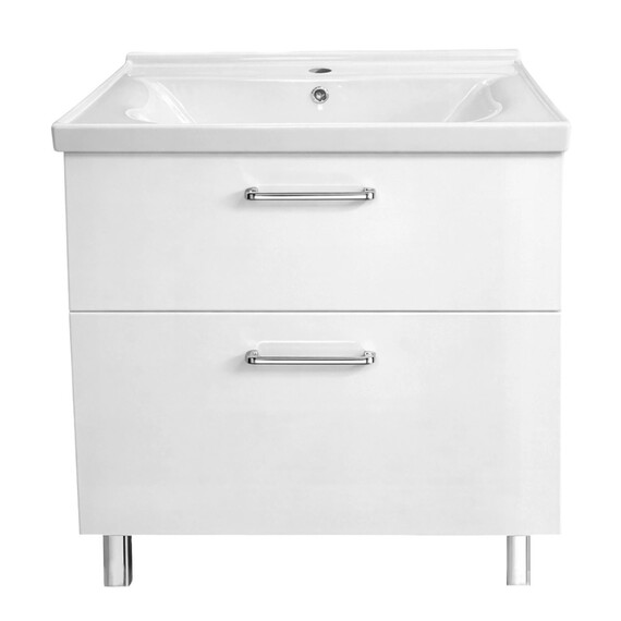 Тумба напольная с раковиной Azario Ника 70Н см CS00106461 (раковина Monte Neo 70) фото 4