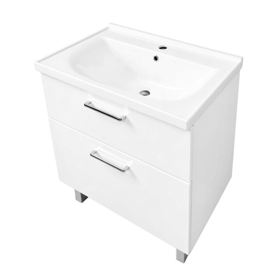 Тумба напольная с раковиной Azario Ника 70Н см CS00106461 (раковина Monte Neo 70) фото 2