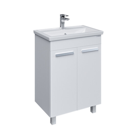 Тумба напольная с раковиной Grossman Нео 70 см 107013, белый фото 