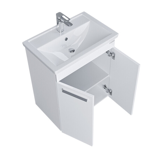 Тумба напольная с раковиной Grossman Нео 70 см 107013, белый фото 3