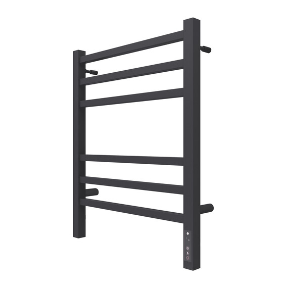 Полотенцесушитель электрический Terminus Ватикан П6 450x600 мм 4670078527516, чёрный матовый фото 