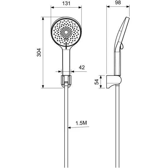Смеситель для душа Aquatek Альфа AQ1934CR с душевым гарнитуром фото 11