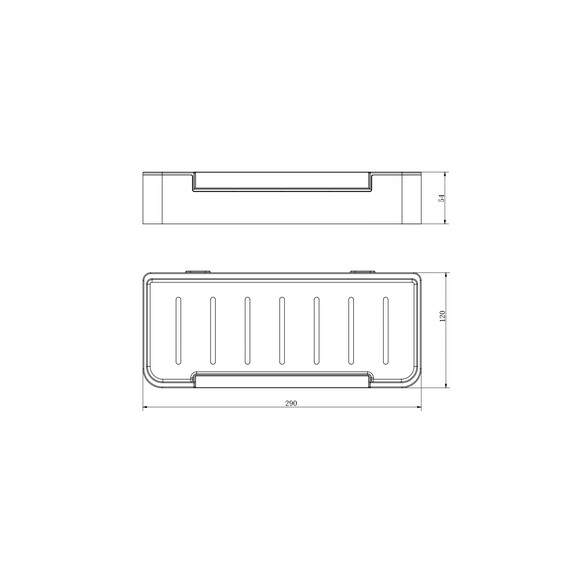 Полка Aquatek AQ4966CR со стеклоочистителем фото 5